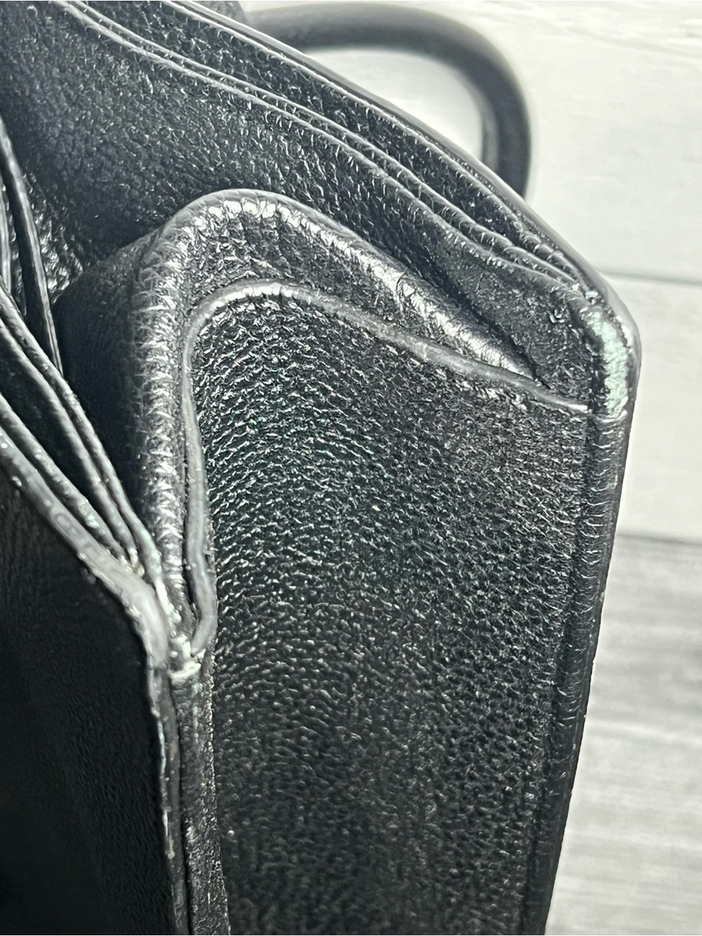 kate spade black pebbled leather crossbody satchel - Picture 9 of 12